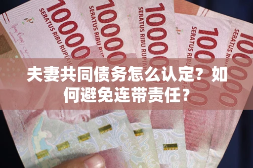 济南夫妻共同债务怎么认定？如何避免连带责任？