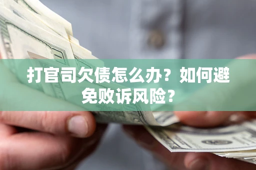 济南打官司欠债怎么办？如何避免败诉风险？