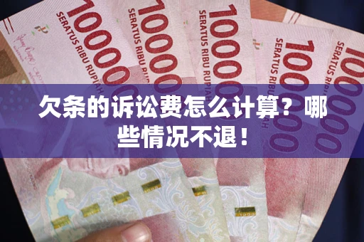 济南欠条的诉讼费怎么计算？哪些情况不退！