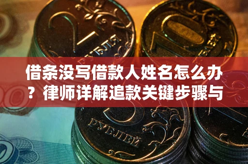 济南借条没写借款人姓名怎么办？律师详解追款关键步骤与证据链构建