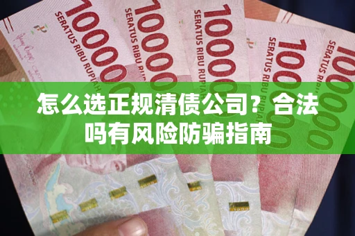 济南怎么选正规清债公司？合法吗有风险防骗指南