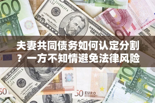 济南夫妻共同债务如何认定分割？一方不知情避免法律风险必看！
